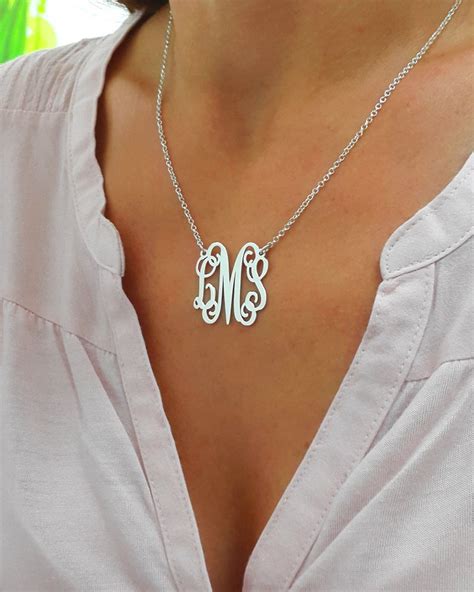 Monogram Jewelry .